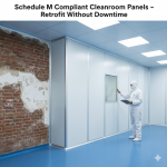 Schedule M compliant cleanroom panels